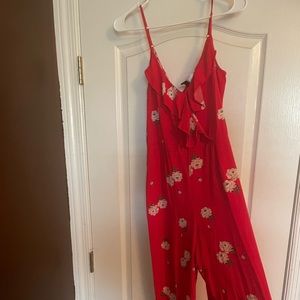 Floral Jumpsuit, size 8